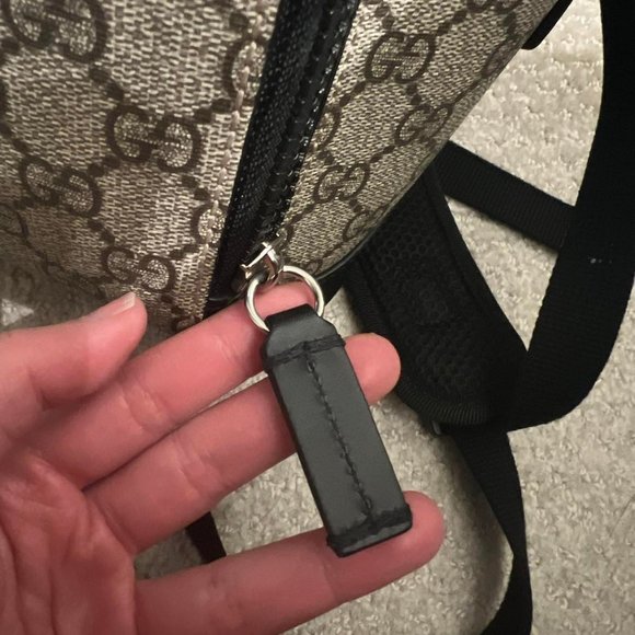 Gucci Zip Pocket Backpack GG Coated Canvas (Small) - Picture 3 of 5